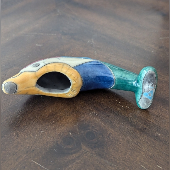 Dolphin  Figure Raku - Picture 5 of 9